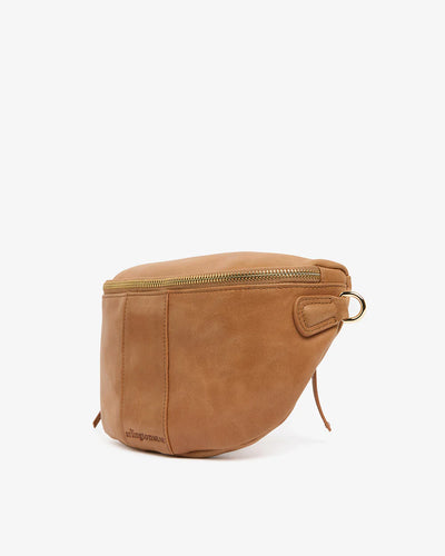 Arlington Milne Zara Sling Bag - Vintage Tan side view