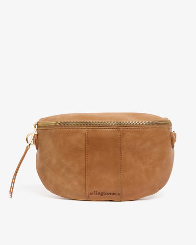 Arlington Milne Zara Sling Bag - Vintage Tan ront view