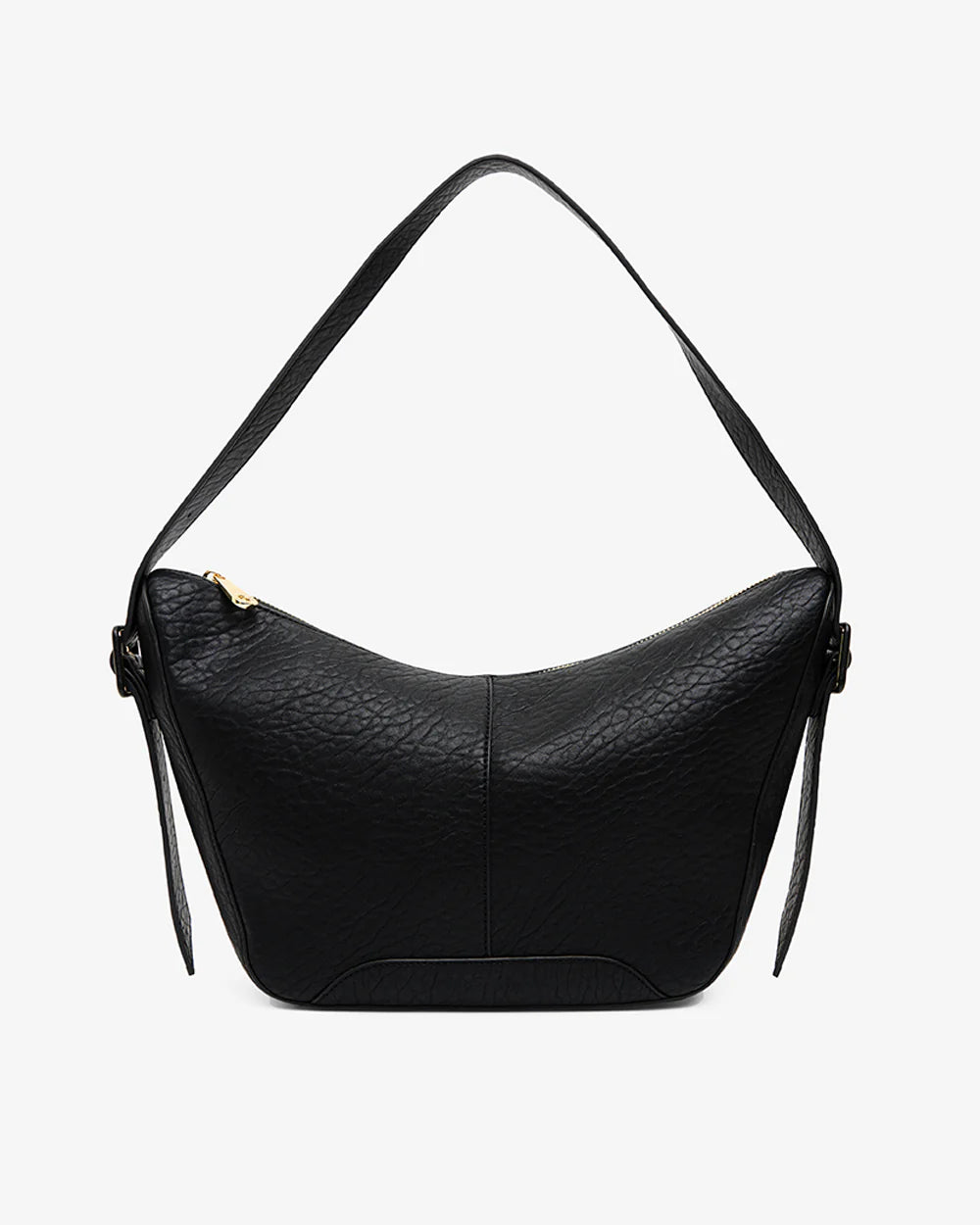 Barton Shoulder Bag - Black front view