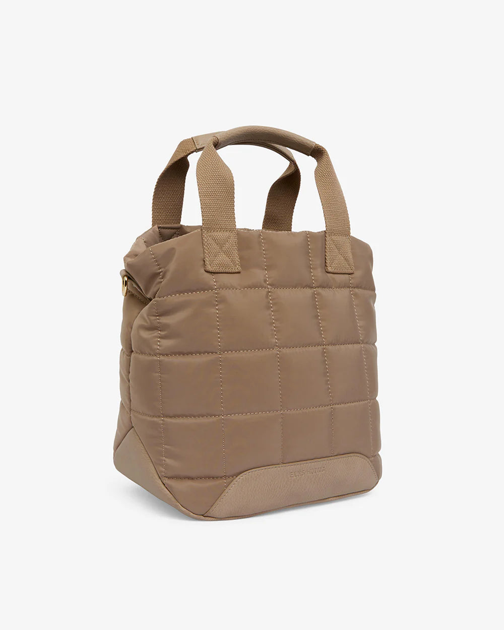 Mini Santa Monica Tote - Taupe tilted