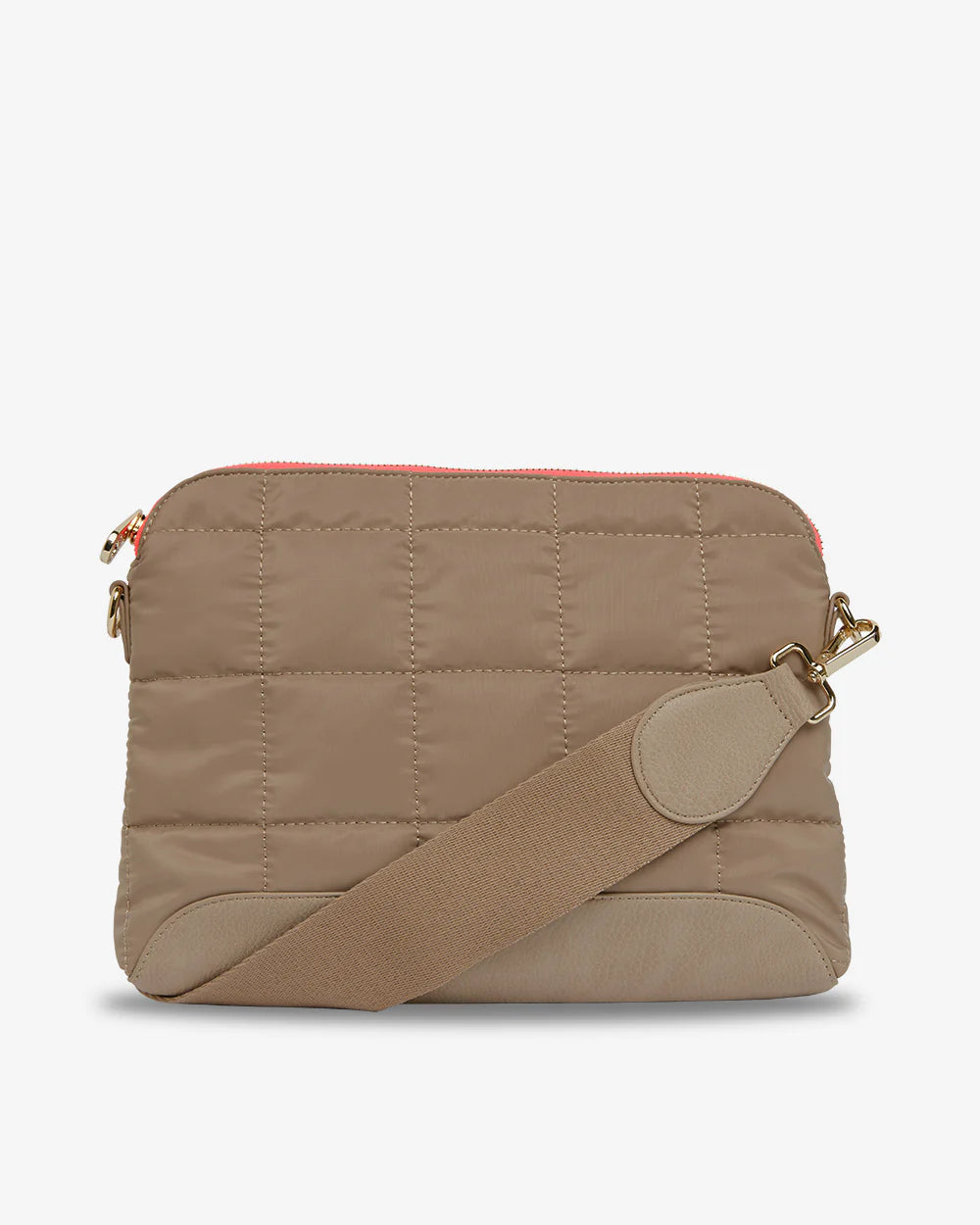 Soho Crossbody - Taupe with strap