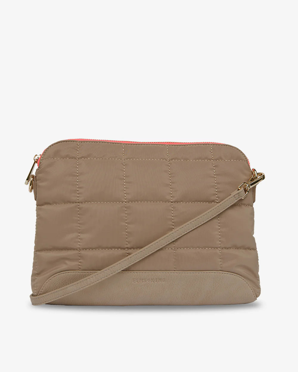 Soho Crossbody - Taupe with thin strap