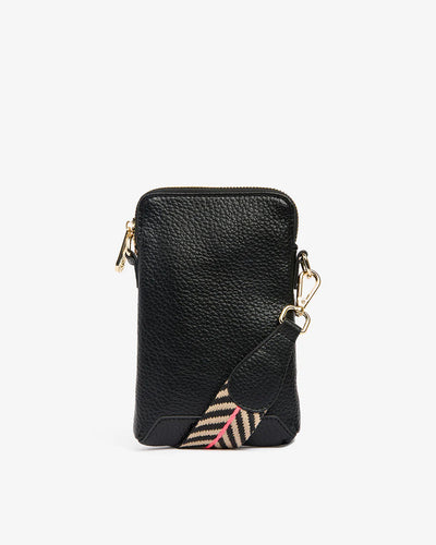 Sullivan Phone Bag - Black with strap
