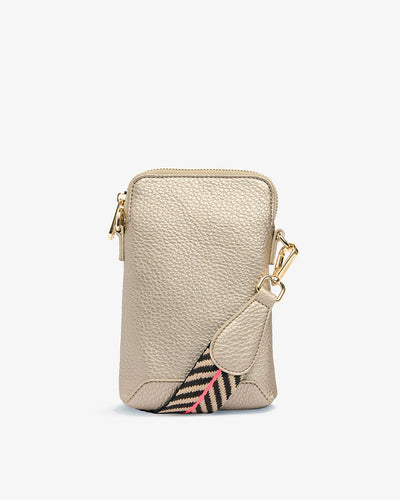 Sullivan Phone Bag - Gold with strap