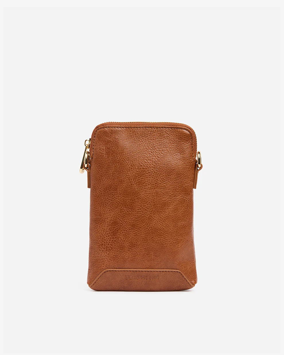 Elm and King Sullivan Phone Bag in Tan Pebble