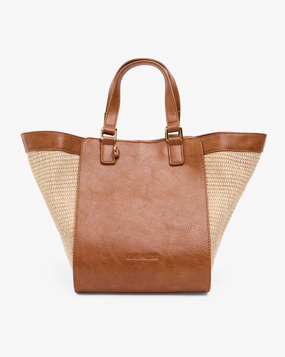 Carnegie Tote - Natural/Tan wider sides