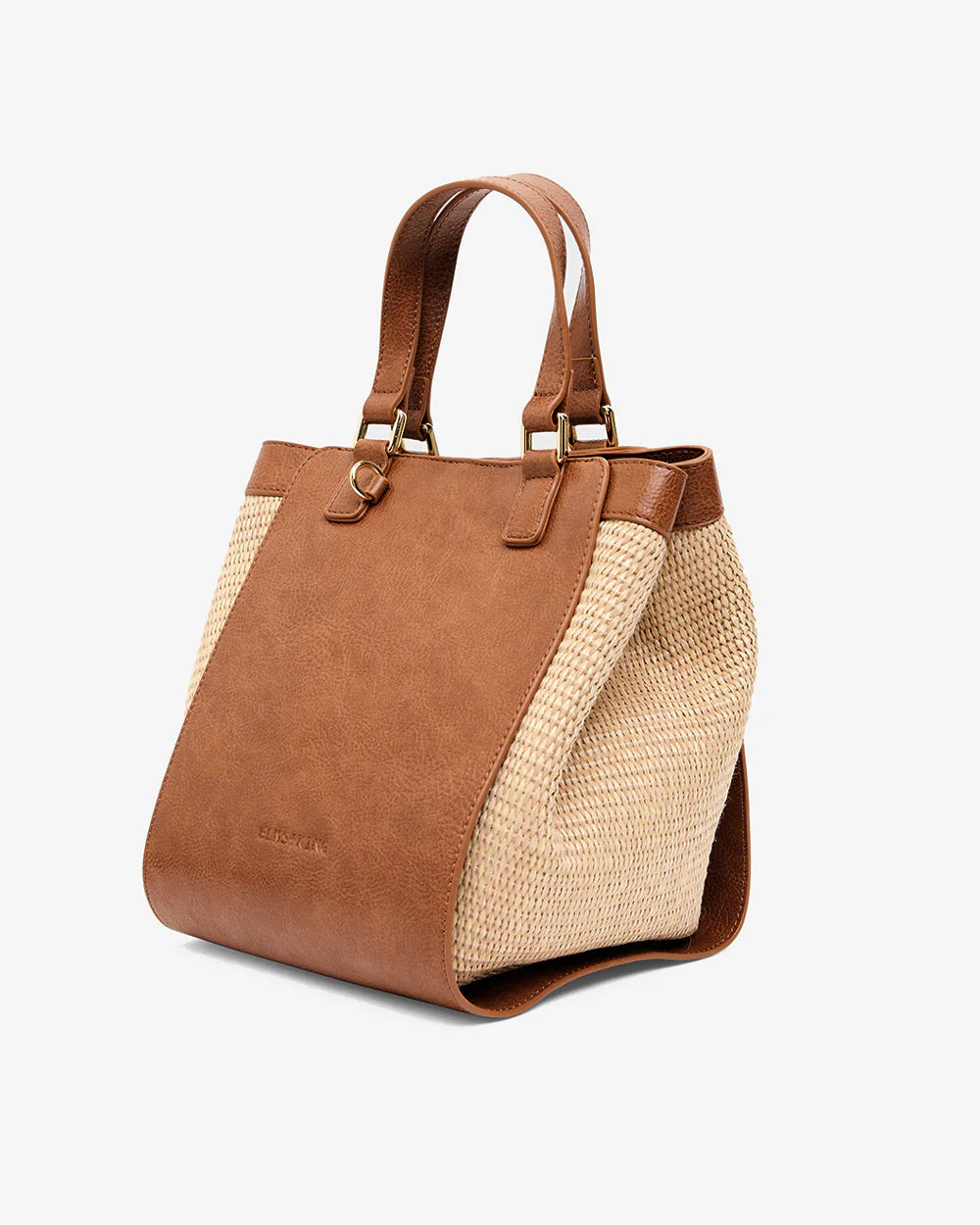 Carnegie Tote - Natural/Tan tilted