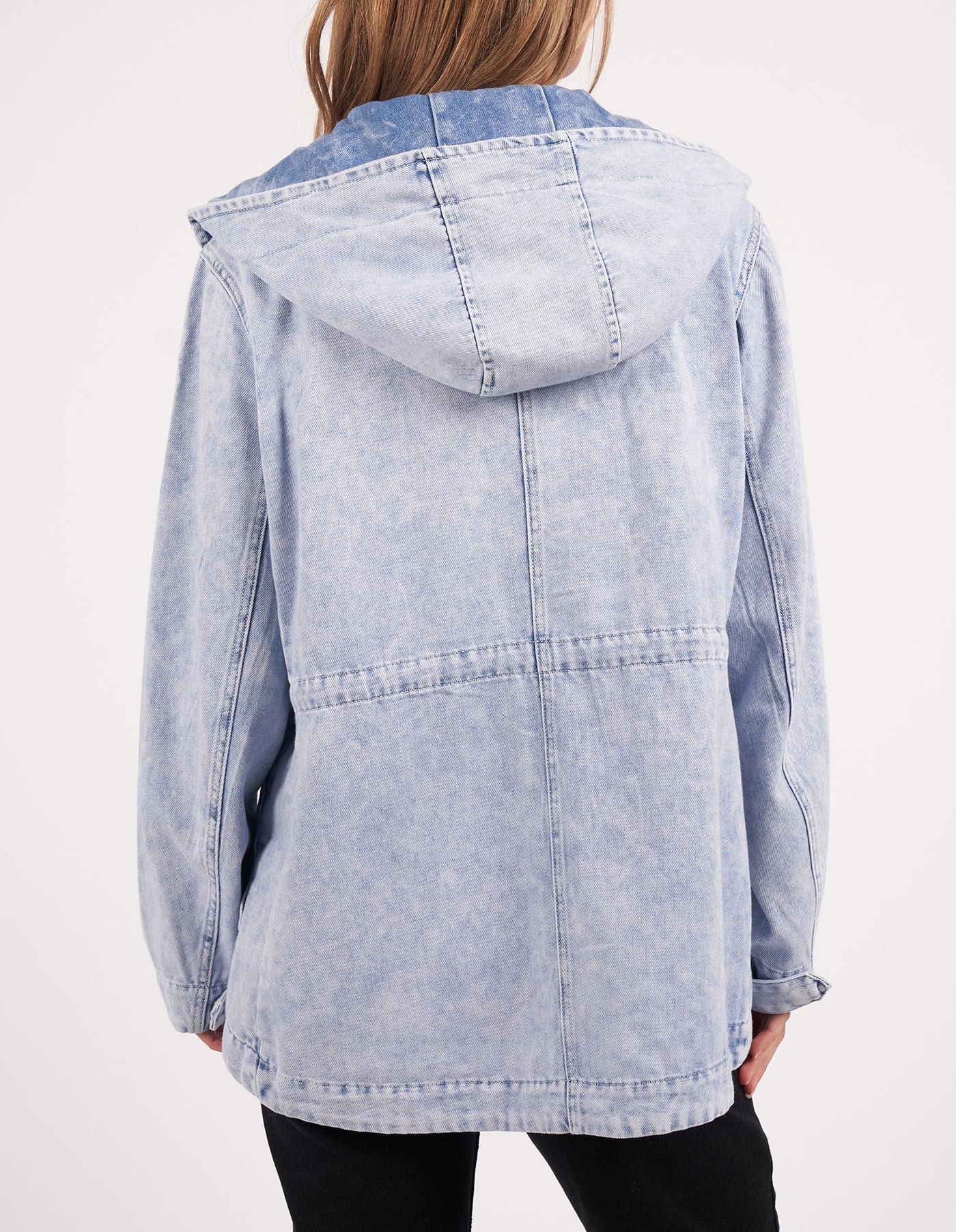 Kingston Anorak in Light Blue back details