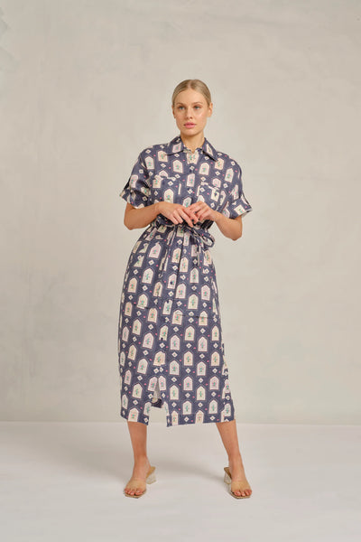 Caden Dress Eden - Navy