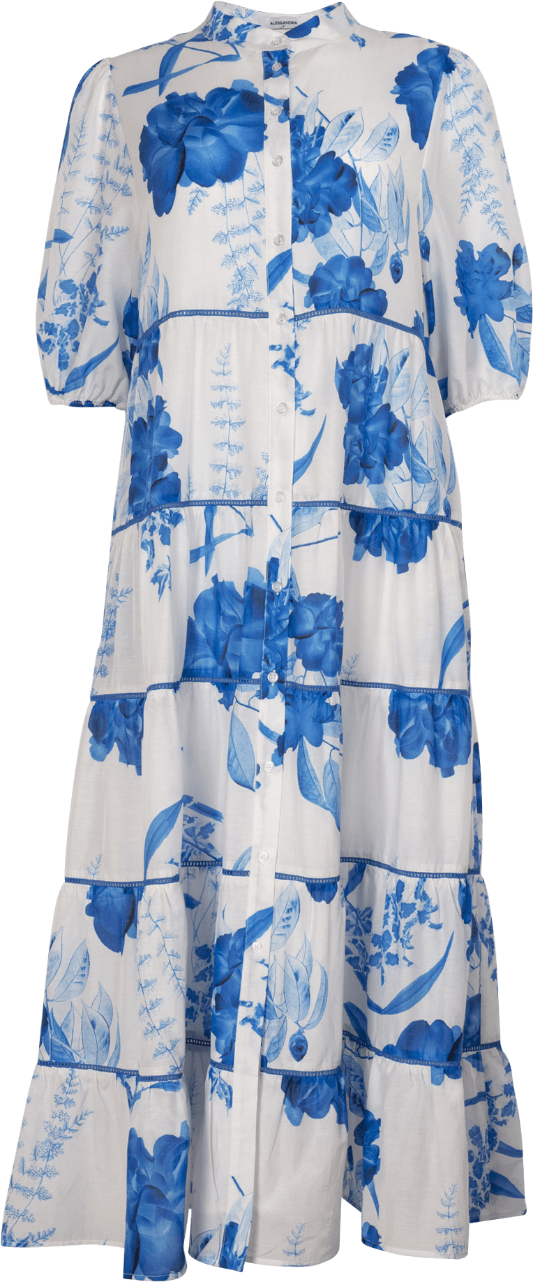 Martina Dress Nightgarden - Blue Quartz