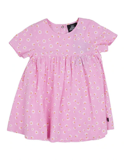 Maisie Dress - Pink Daisies