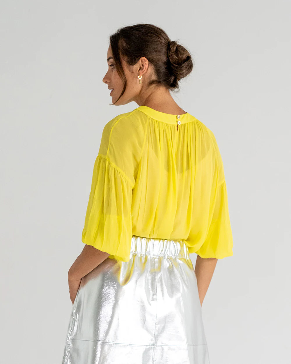 Laurent Blouse - Sunglow Yellow