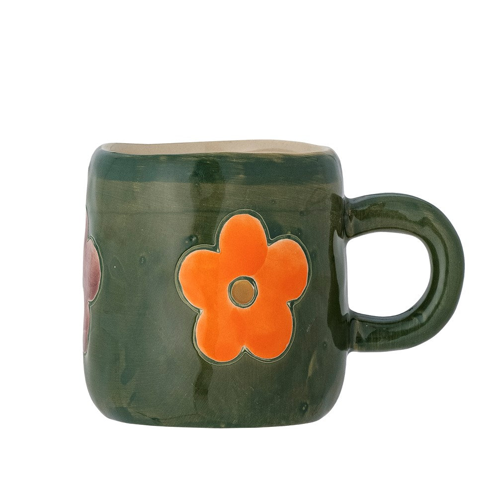 Addy Cup Green Stoneware