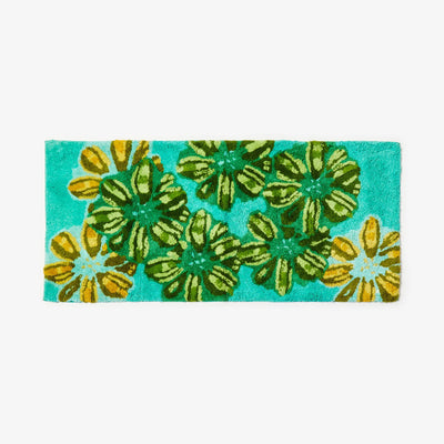 Candy Teal Long Bath Mat