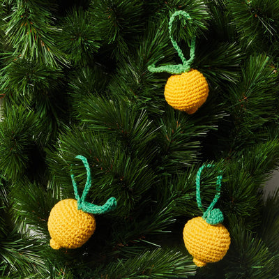 Lemon Yellow Christmas Decoration