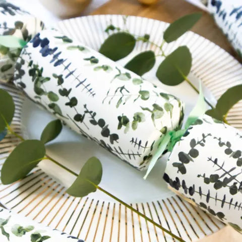 Christmas Crackers - Eucalyptus Leaves Box of 12