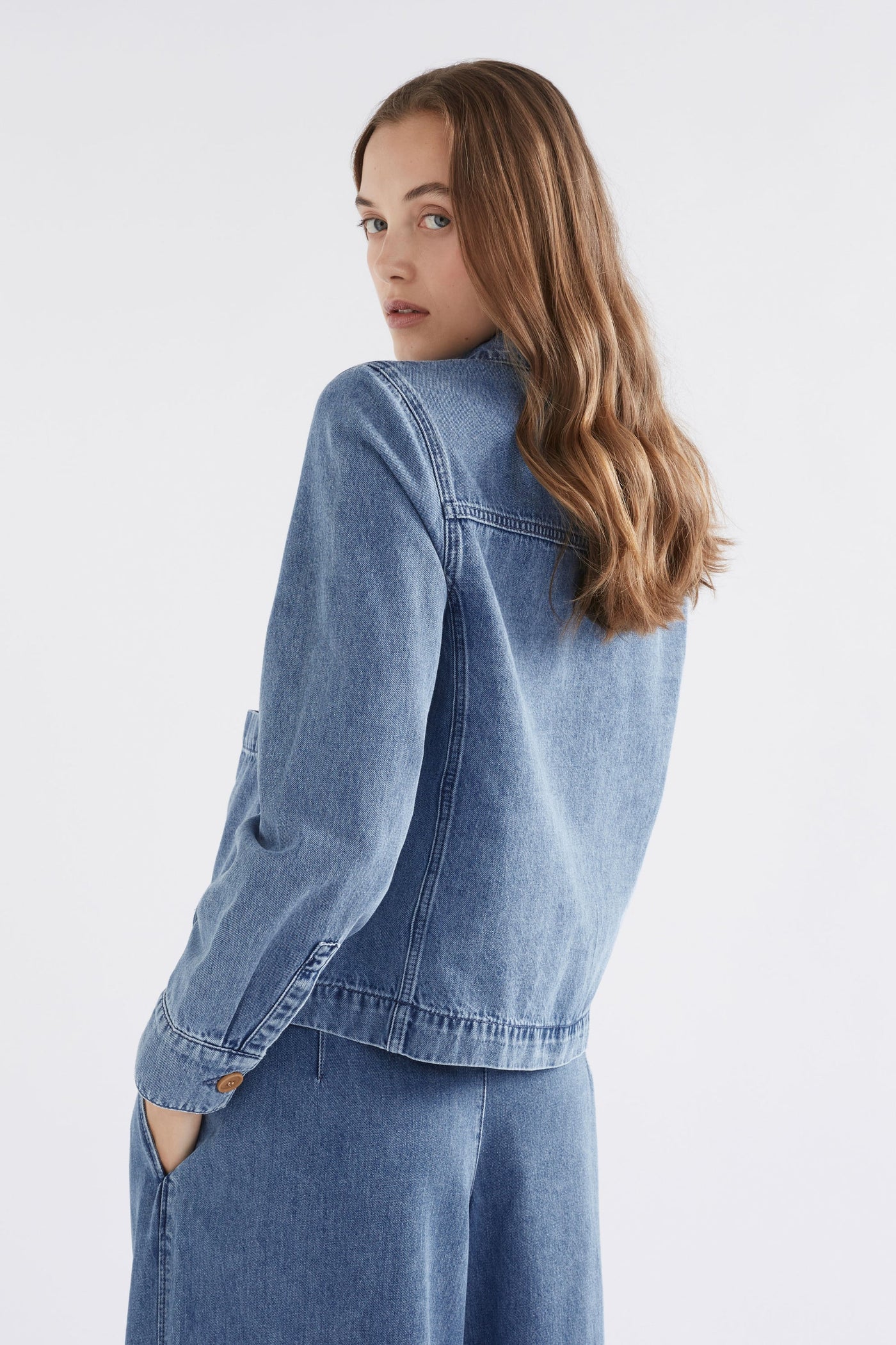 Arbet Denim Jacket - Chambray Blue