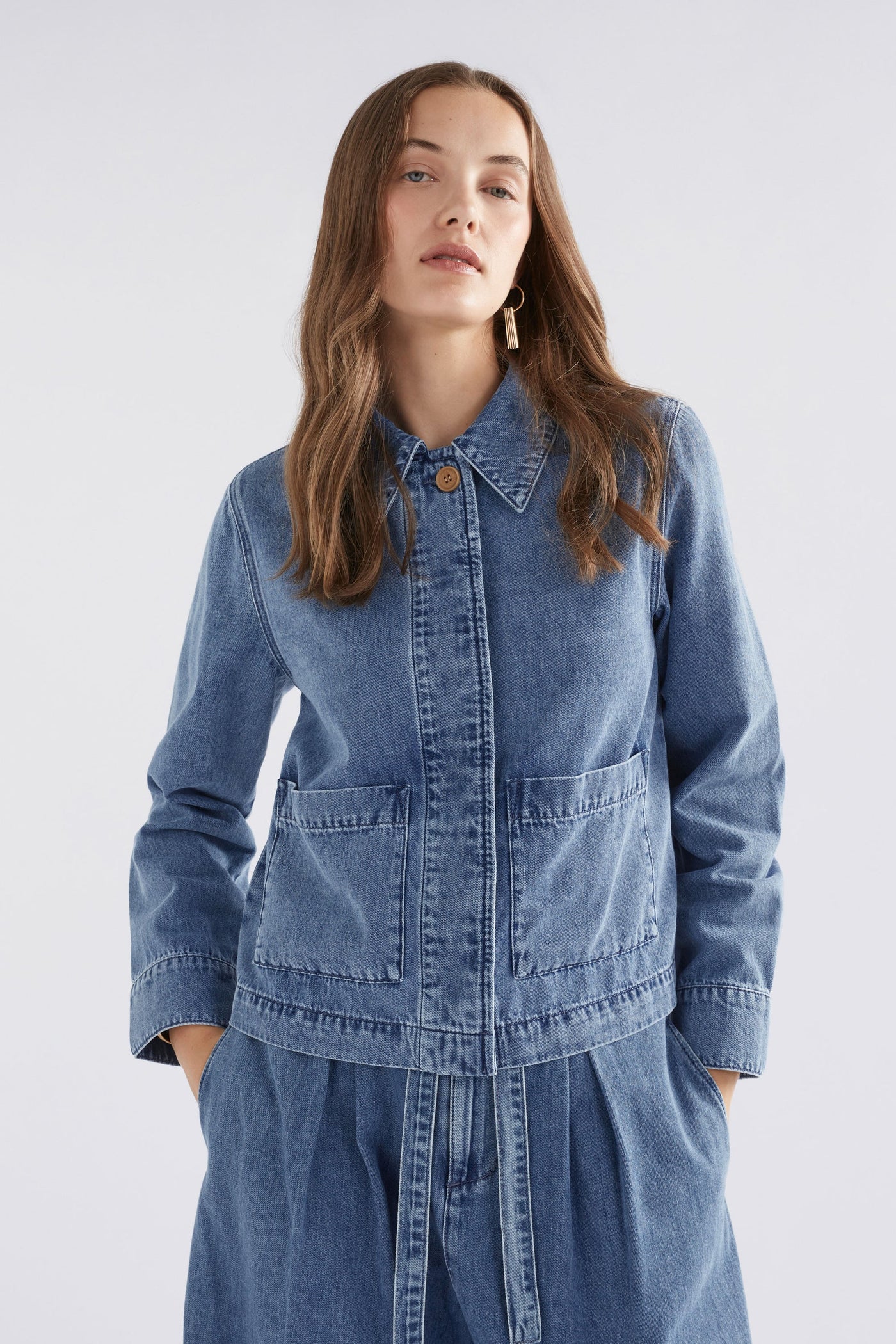 Arbet Denim Jacket - Chambray Blue