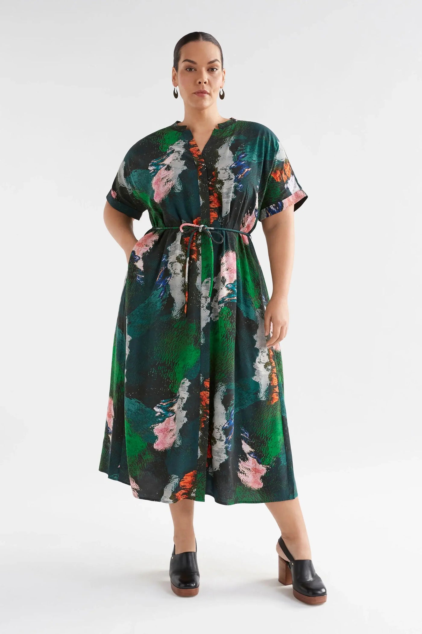 Malo Shirt Dress - Reflections