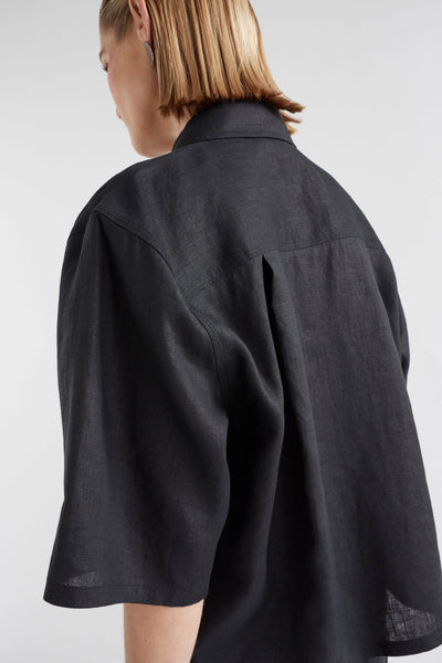 Nayte Linen Shirt - Black