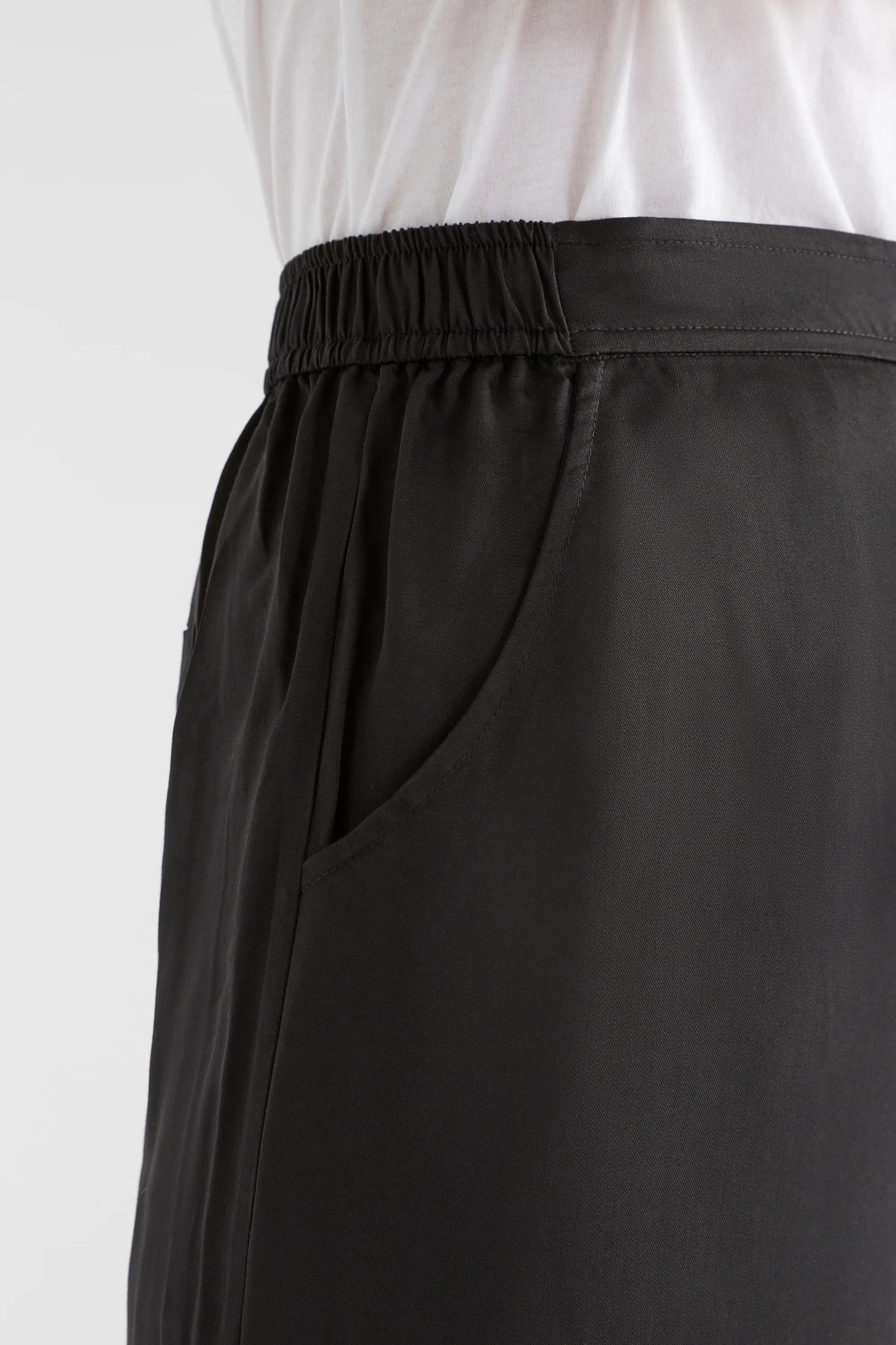 Wide Leg Culotte - Black