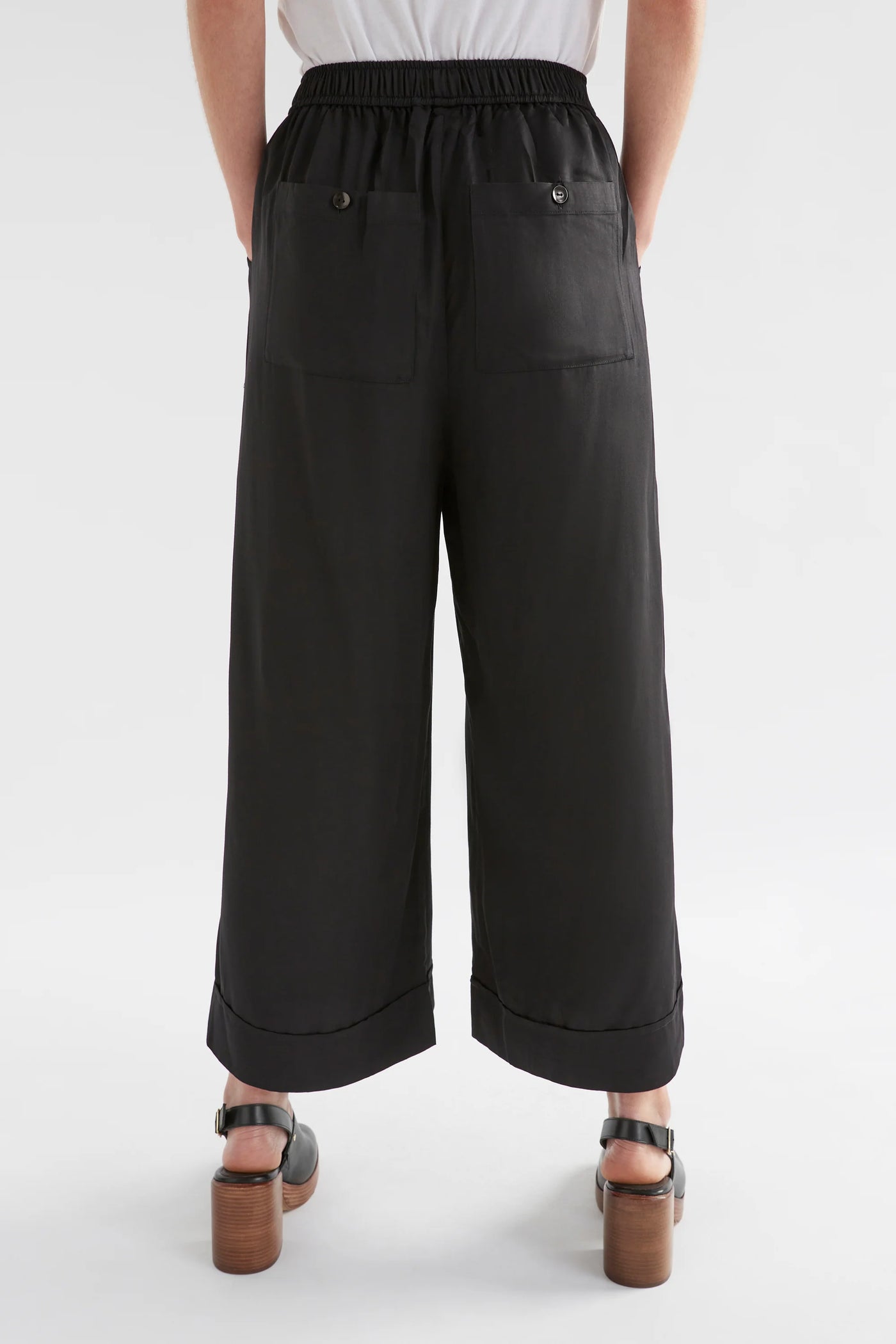 Wide Leg Culotte - Black