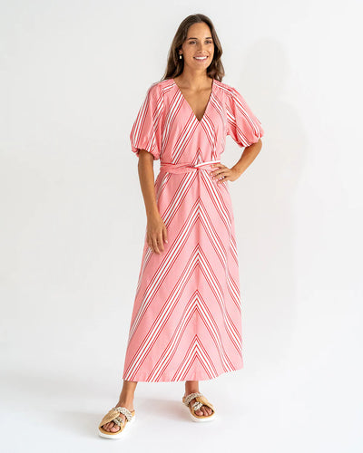 Geneva Dress - Candy Stripe