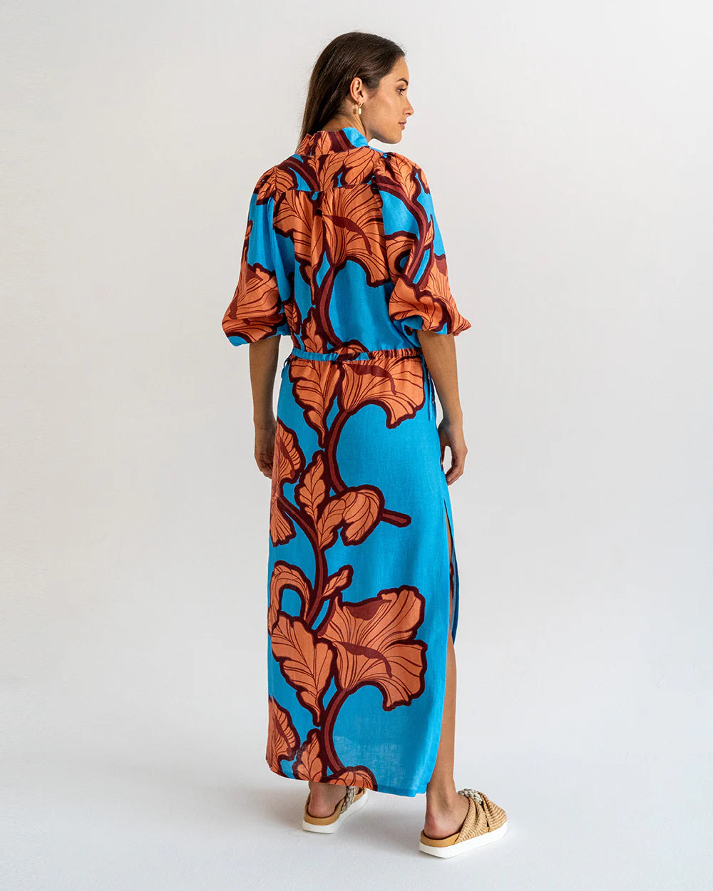 Cascada Maxi Dress - Hibiscus