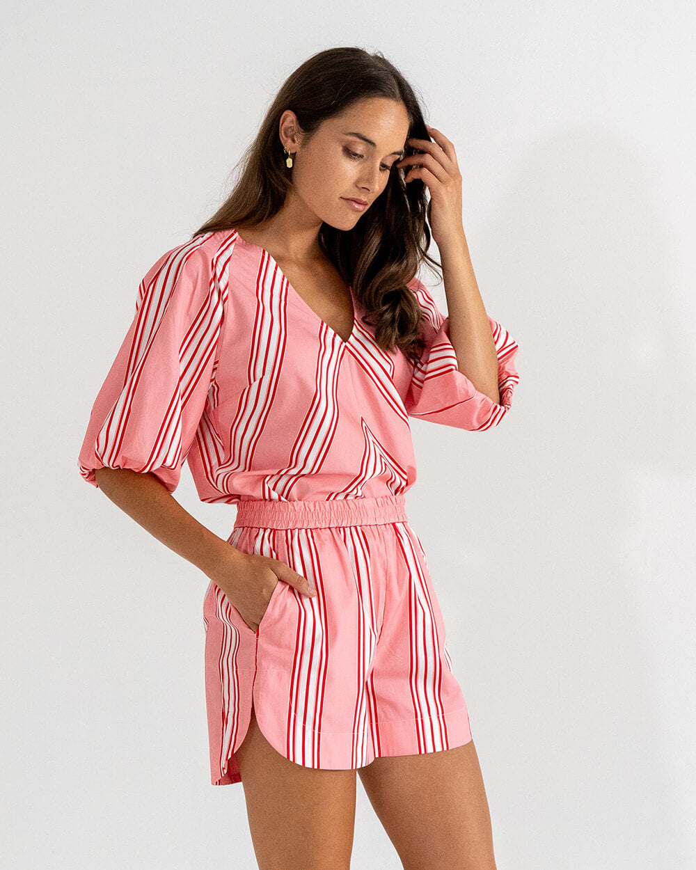 Geneva Top - Candy Stripe