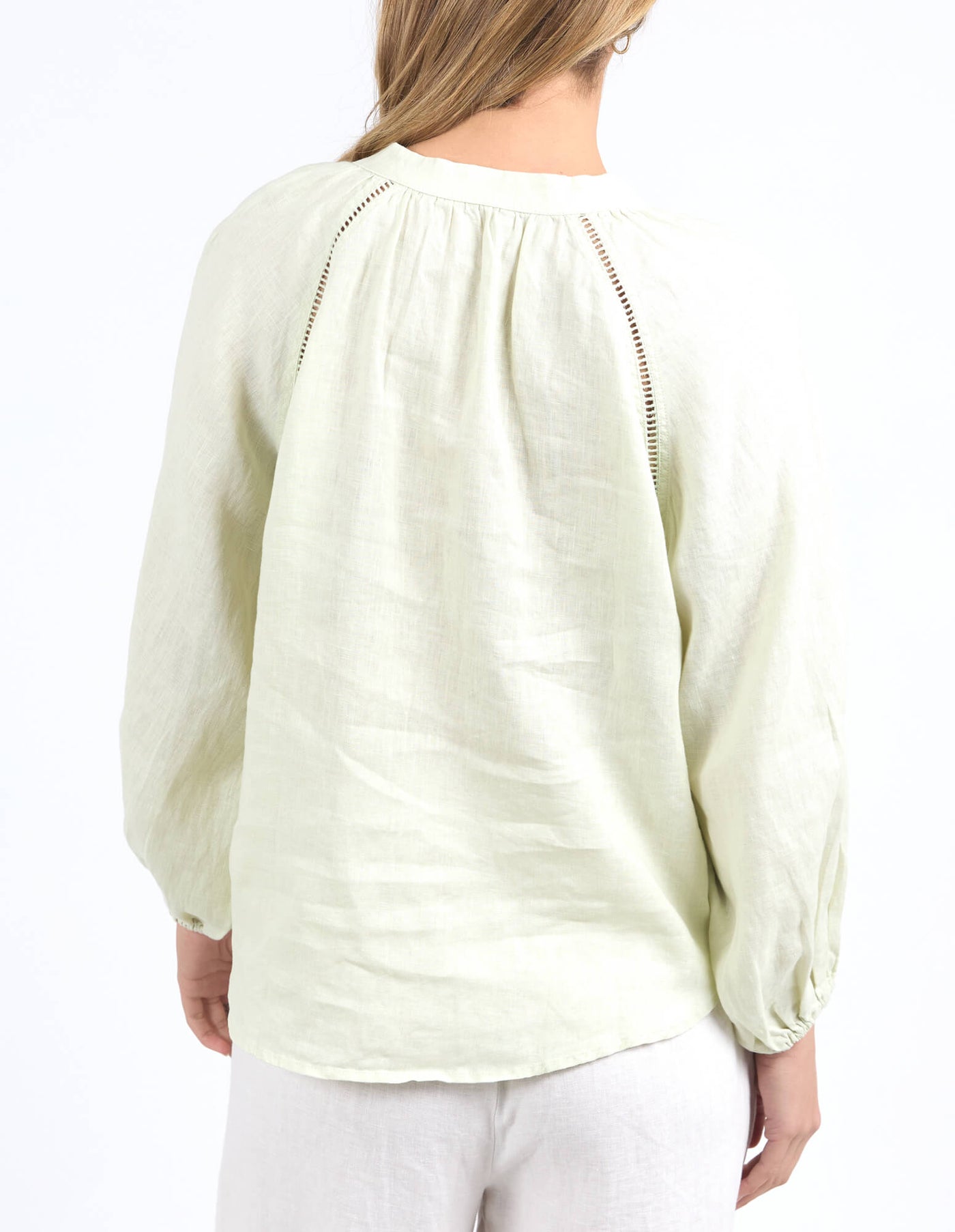 Corsica Blouse - Fog Green