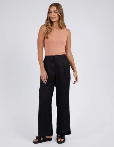 Elina Wide Leg Pant Black