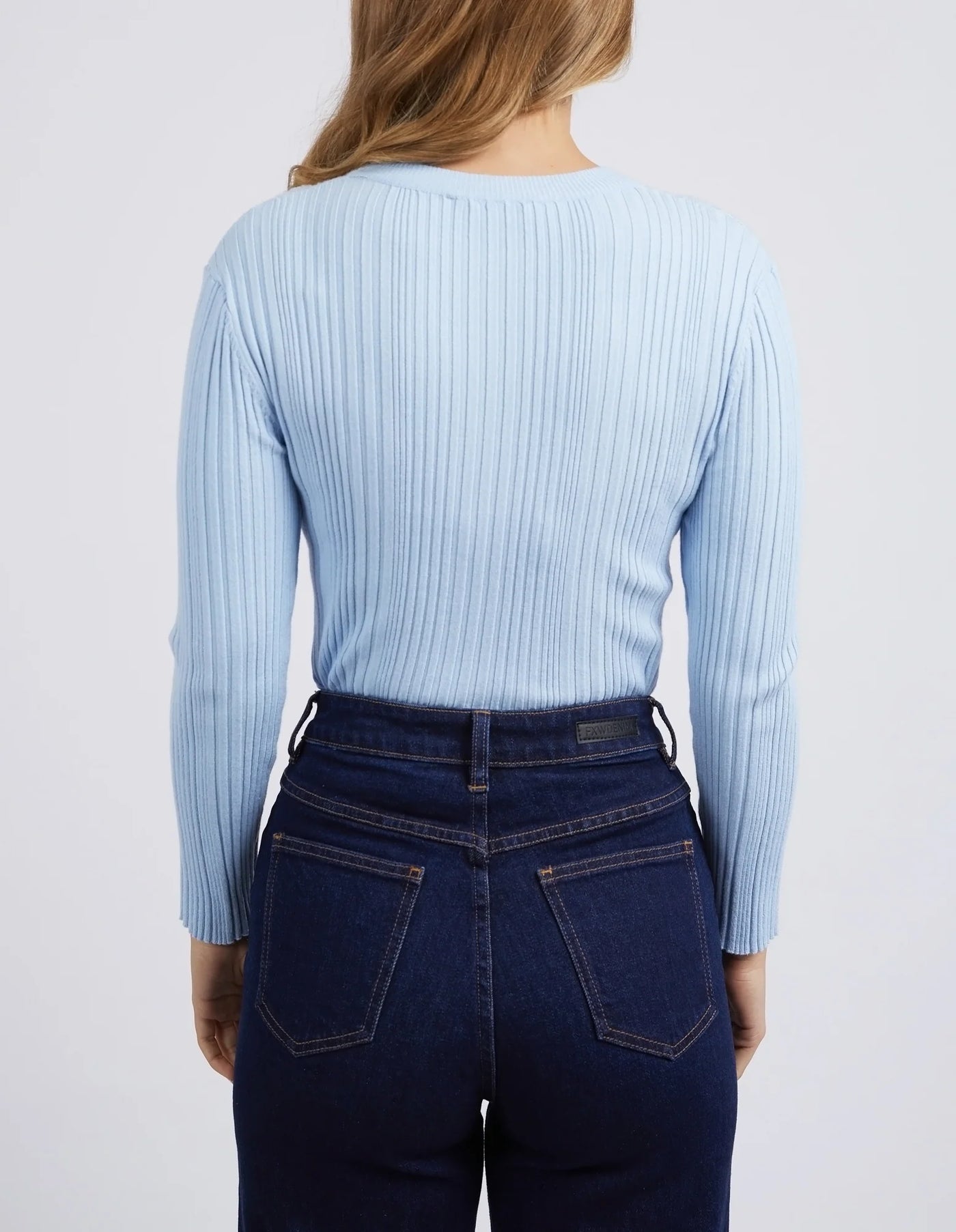 Greta Long Sleeve- Pale Blue