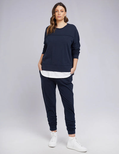 Jayne Throw On Top - Navy