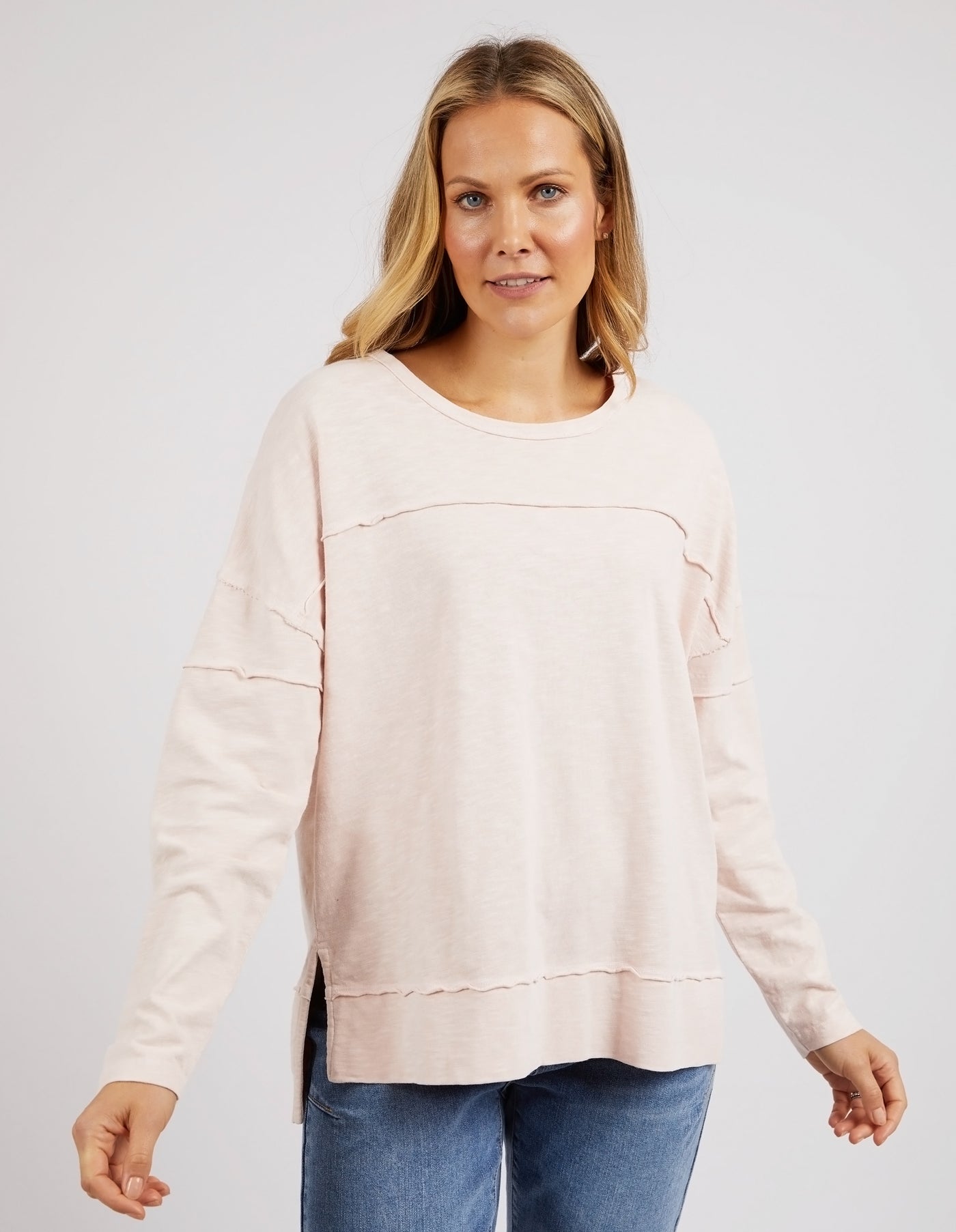 Jayne Throw On Top - Pale Pink