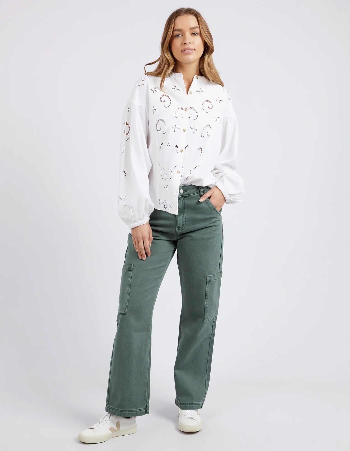 Marlow Blouse - Egret