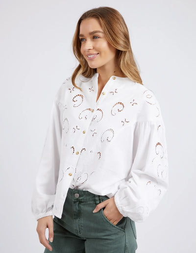 Marlow Blouse - Egret