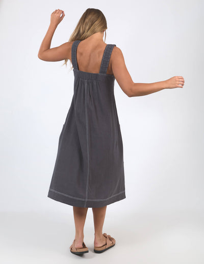 Sage Dress Charcoal