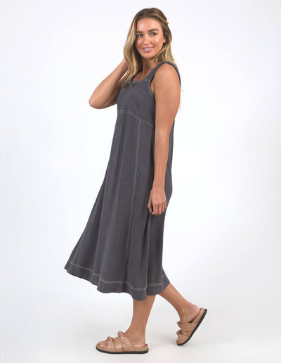 Sage Dress Charcoal