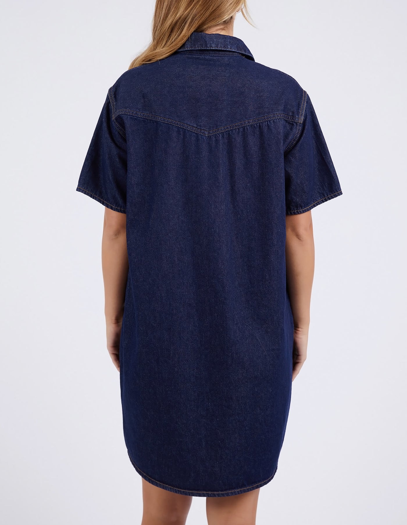 Sorcha Denim Dress - Dark Blue