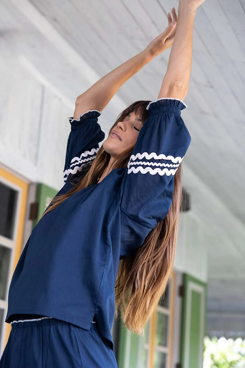 Ziggy Blouse - Navy