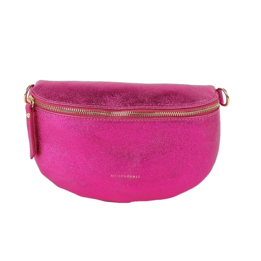 Bum Bag - Metallic Fuchsia