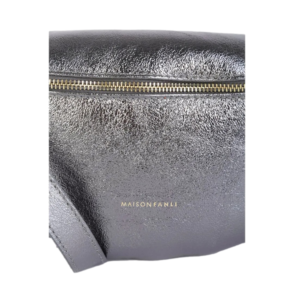 Bum Bag Metallic Marine