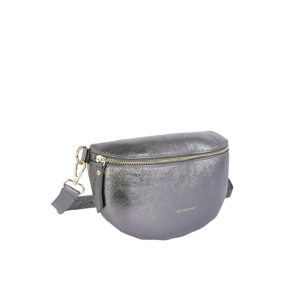 Bum Bag Metallic Marine