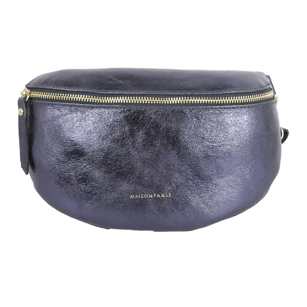 Bum Bag Metallic Marine