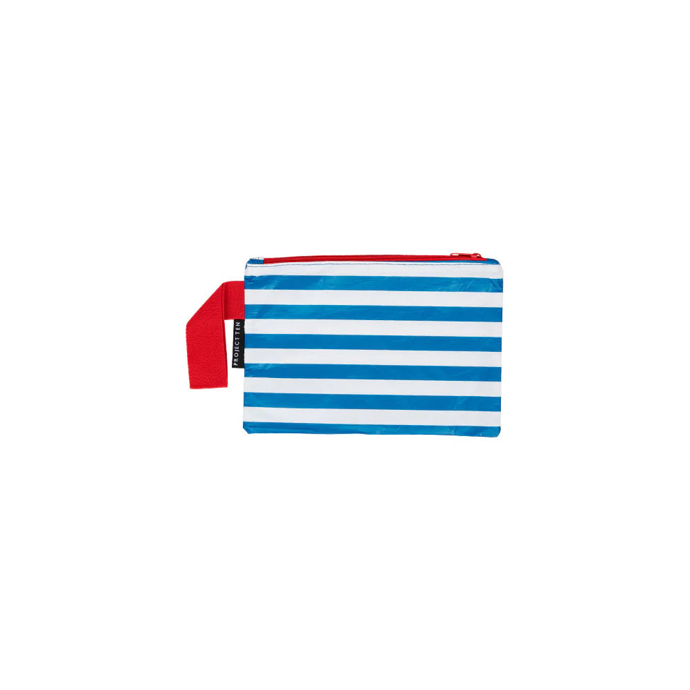 Mini Zip Pouch - Breton Stripe