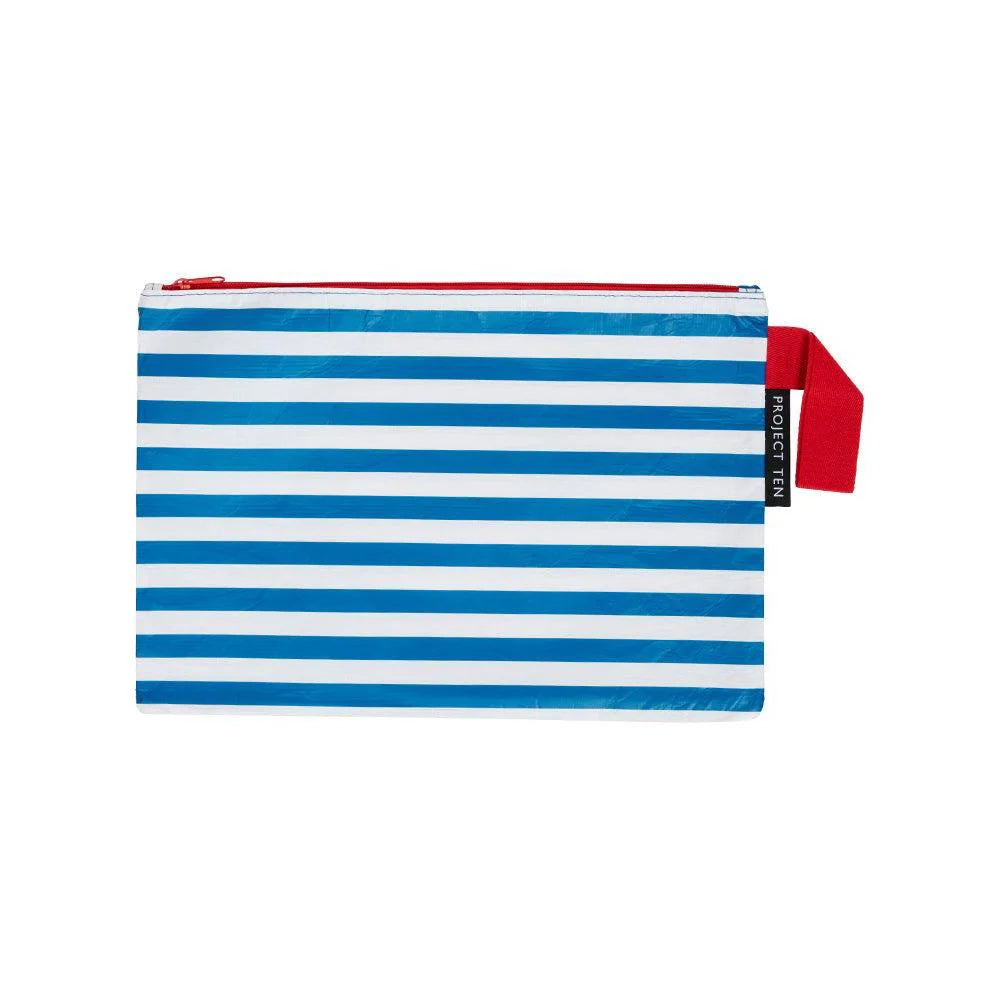 Zip Pouch - Breton Stripe