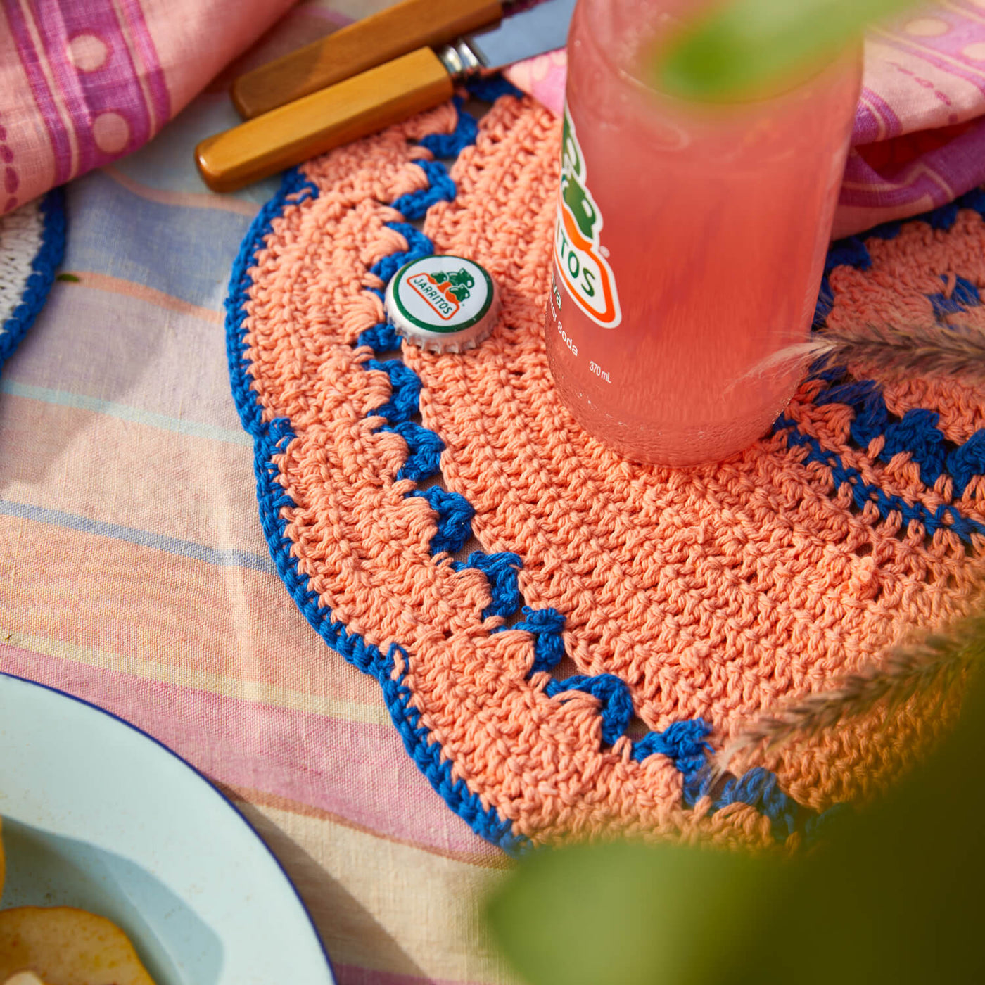 Aditi Crochet Placemat Set