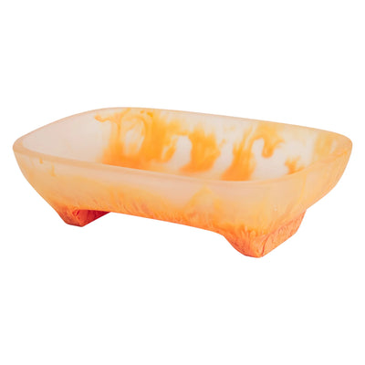 sage and clare daja soap dish persimmon