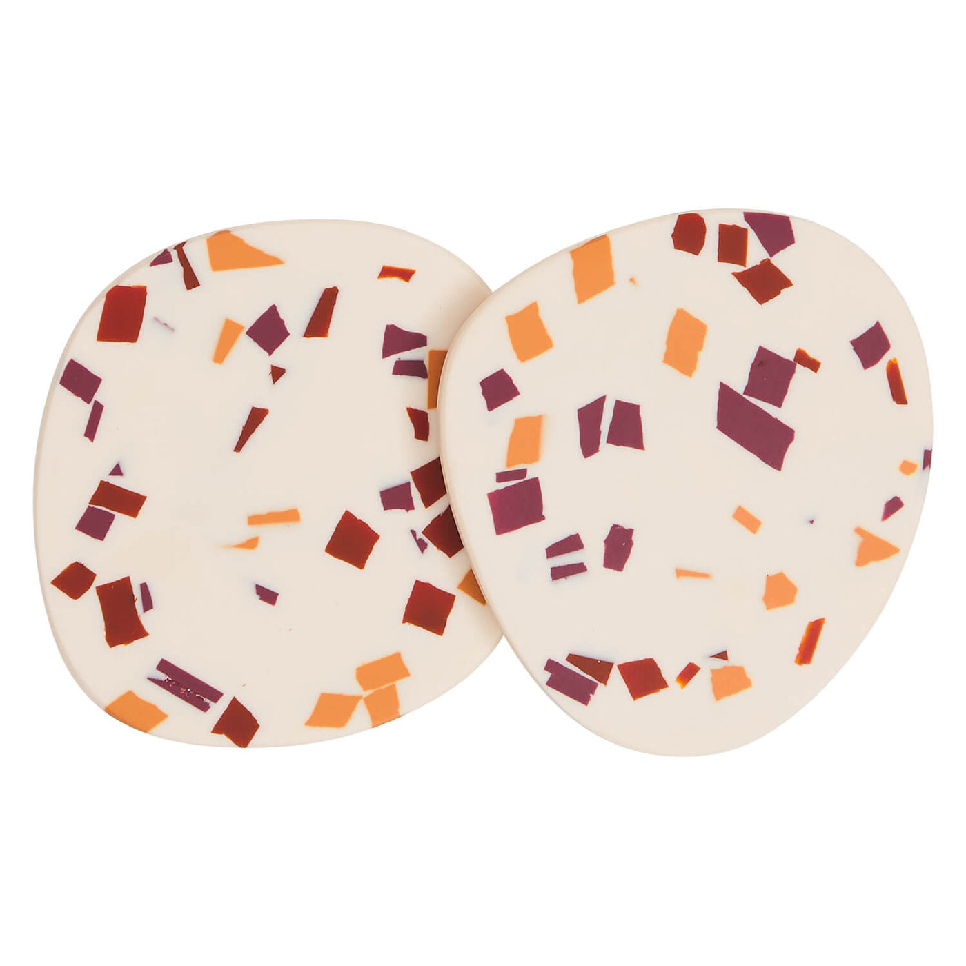 Fenella Coasters - Set of Two - Nougat Terrazzo