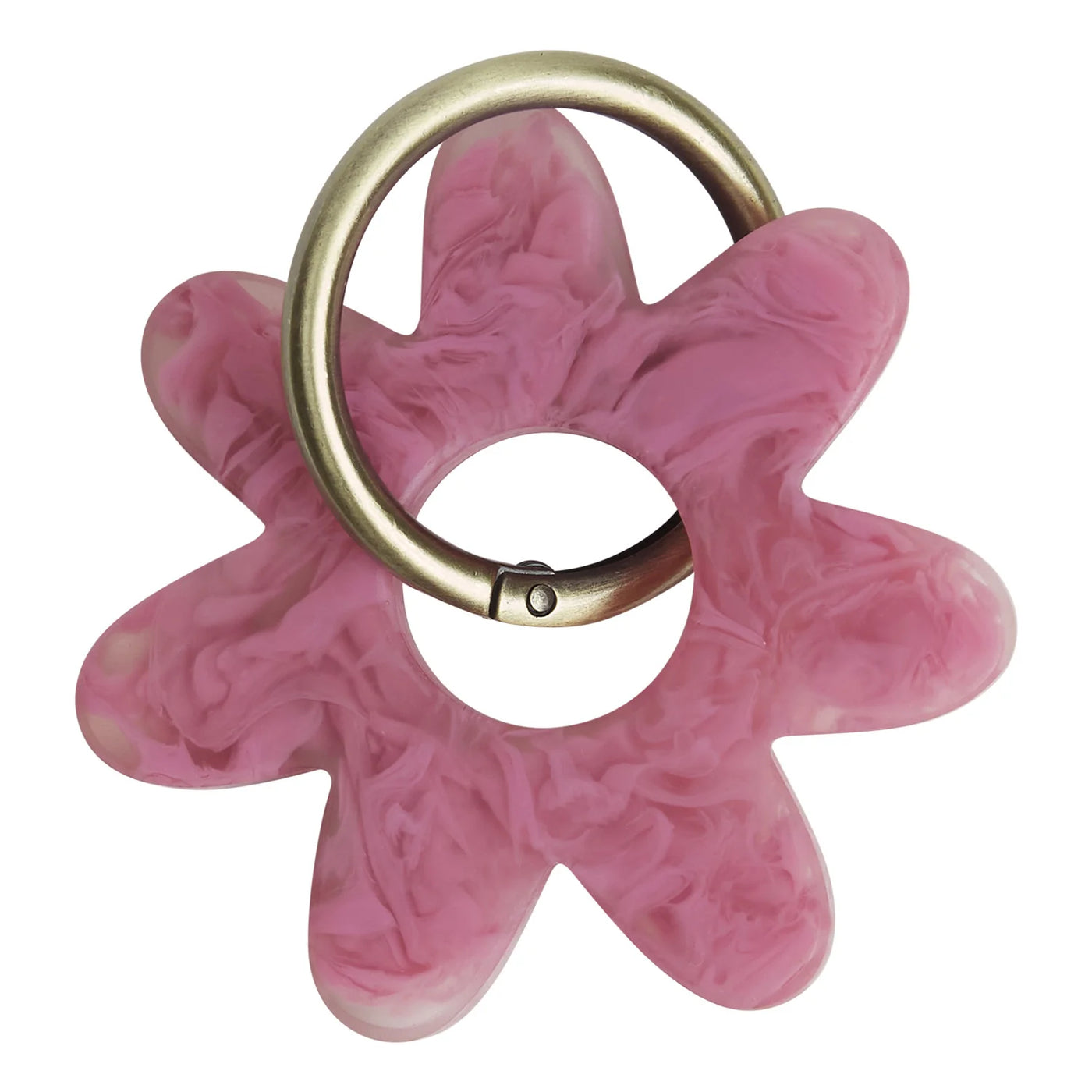 Whitney Key Ring - Fuchsia